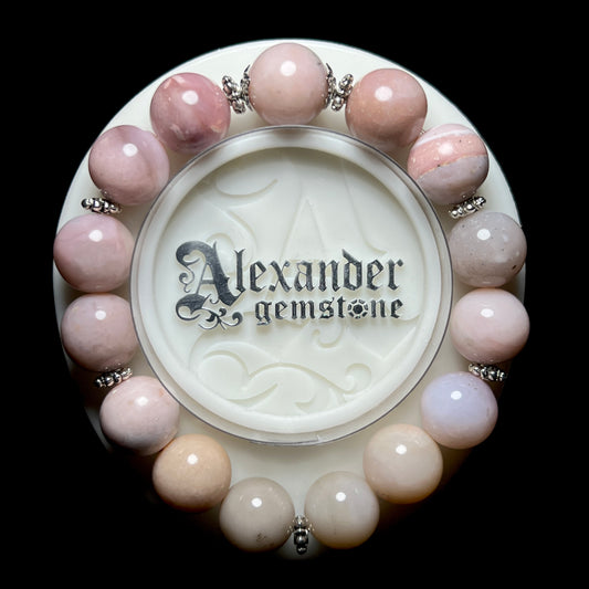 Sale • Pink Opal 12.5mm Bracelet